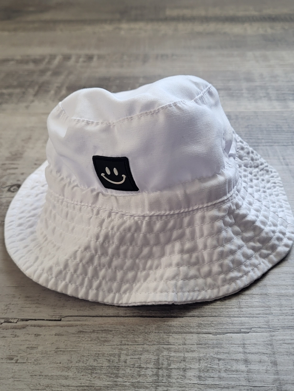 Baby Boy Sun Bucket Hat White 0-6 Months Beach Pool